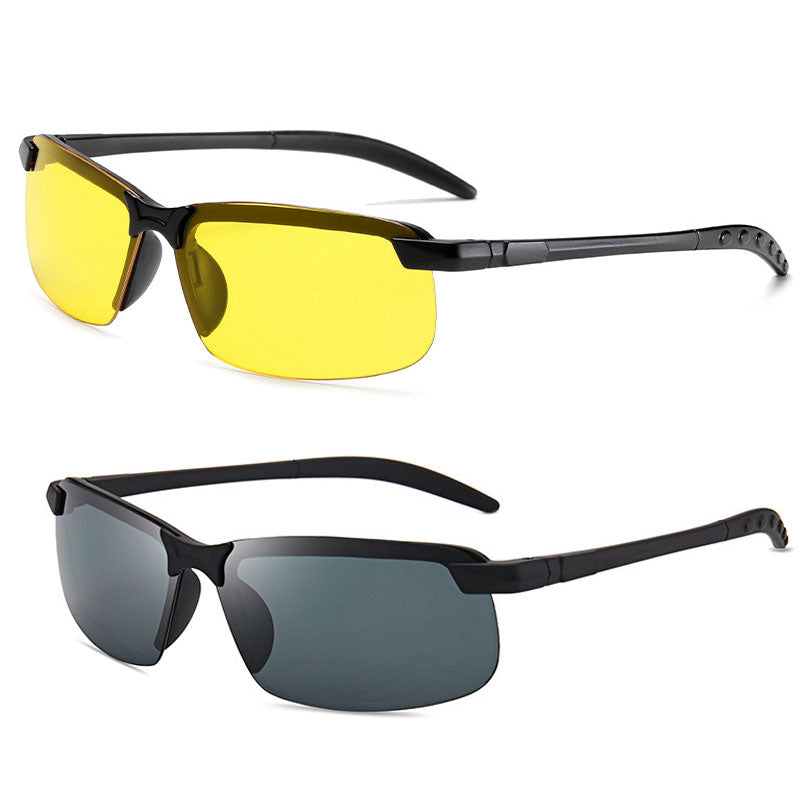 Night Vision Glasses – Anti-Glare Yellow Lens for Cycling & Driving (Men & Women)