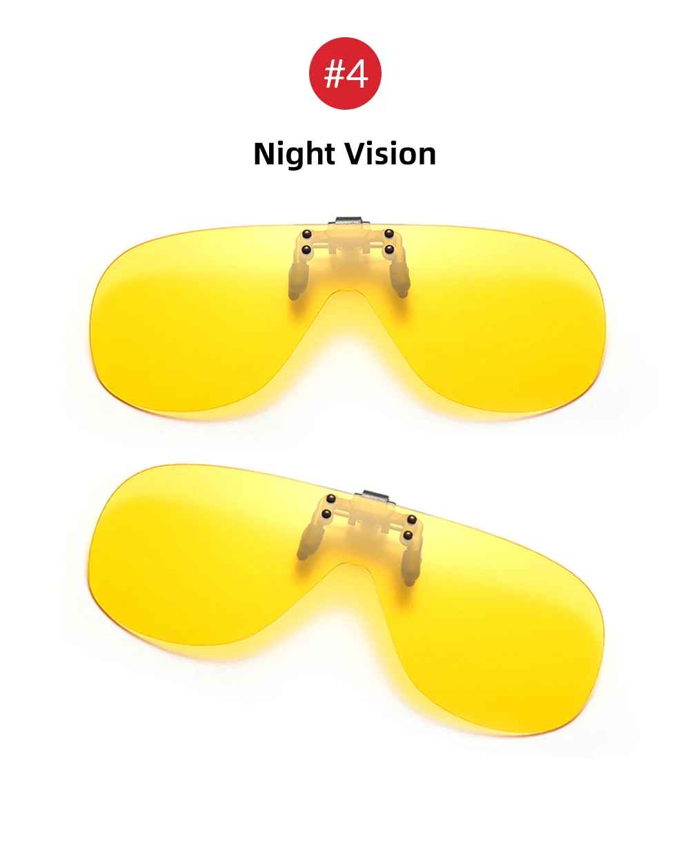 Polarized Flip-Up Sunglasses UK – Red Mirror UV400 Lens Driving Glassses