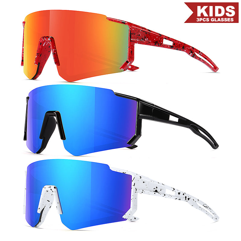 Youth Baseball Sunglasses – UV400 Sports Eyewear for Boys & Girls