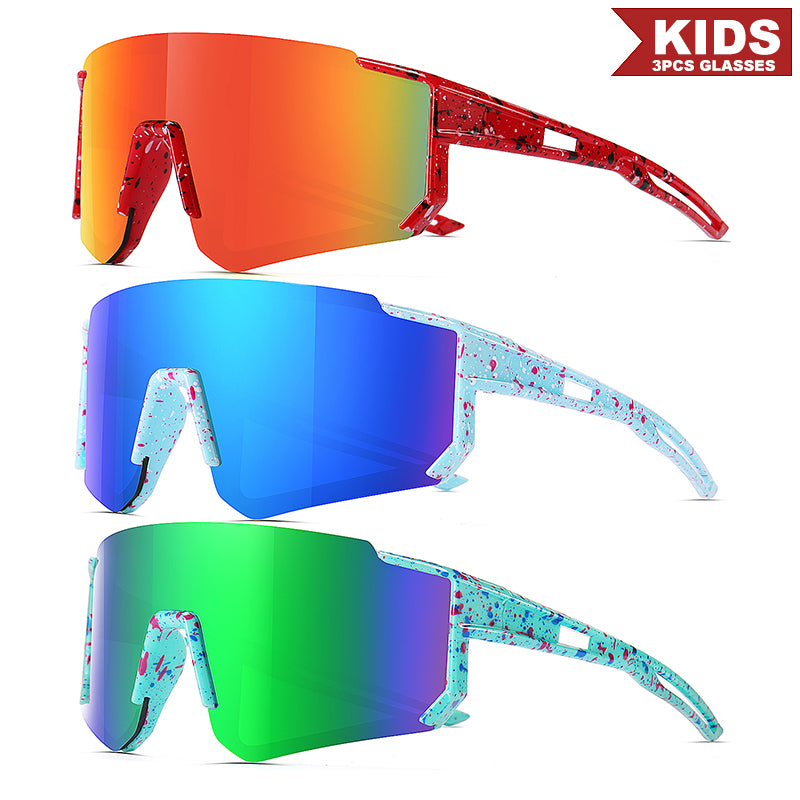 Youth Baseball Sunglasses – UV400 Sports Eyewear for Boys & Girls