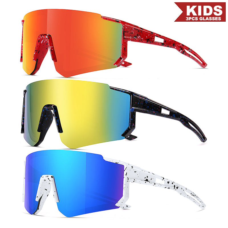 Youth Baseball Sunglasses – UV400 Sports Eyewear for Boys & Girls