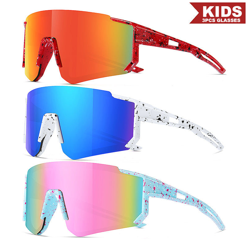Youth Baseball Sunglasses – UV400 Sports Eyewear for Boys & Girls