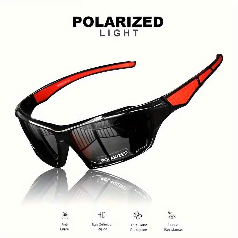 Sports Polarized Sunglasses for Men – Night Vision Shades for Cycling & Driving (1/3PCS)