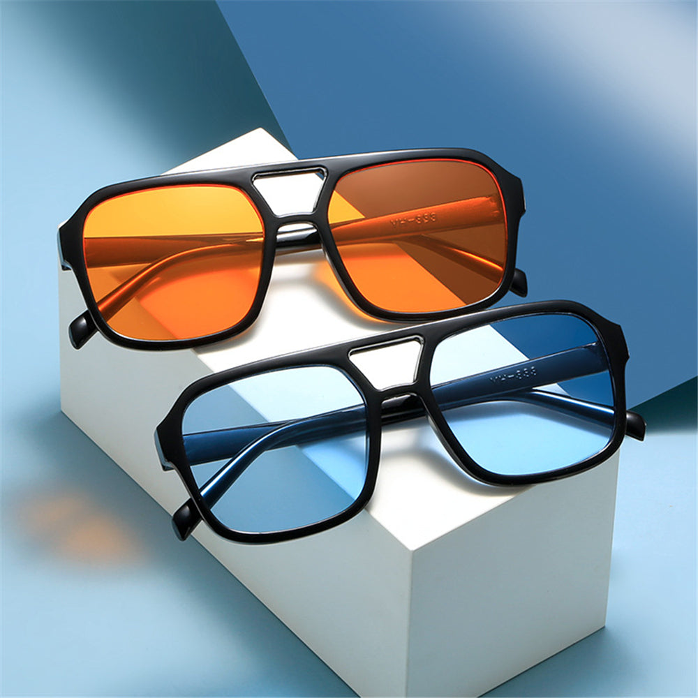 Square Frame Sunglasses – UV400 Pilot-Style Shades for Men & Women