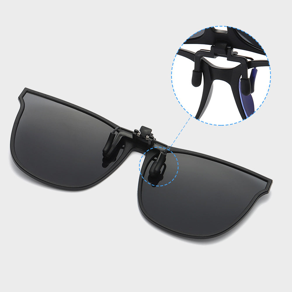 Polarized Clip-On Sunglasses – Night Vision Eyewear for Men & Women