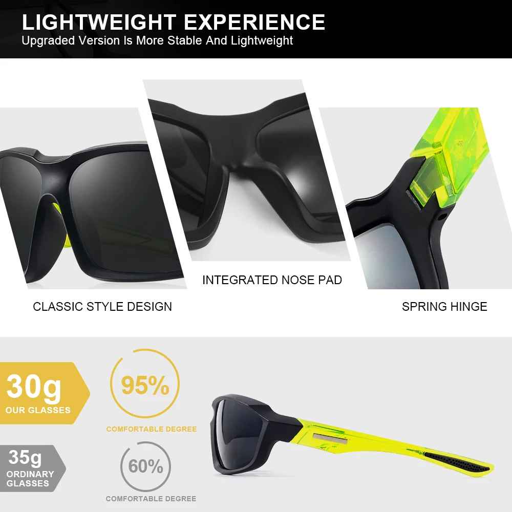 Vintage UV400 Sunglasses – Unisex Sports & Driving Eyewear