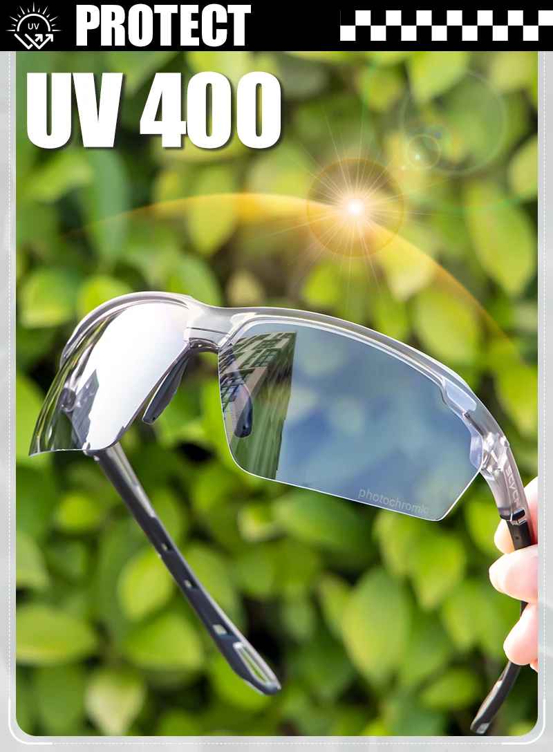 Photochromic Cycling Sunglasses UK – UV400 Bike Glasses for Sports & Riding