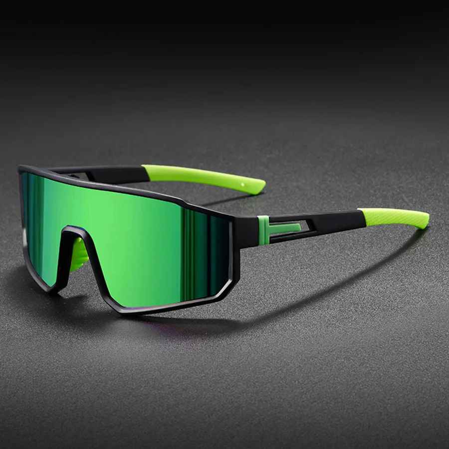 Men’s Oversized Cycling Glasses – Windproof UV400 Sports Sunglasses