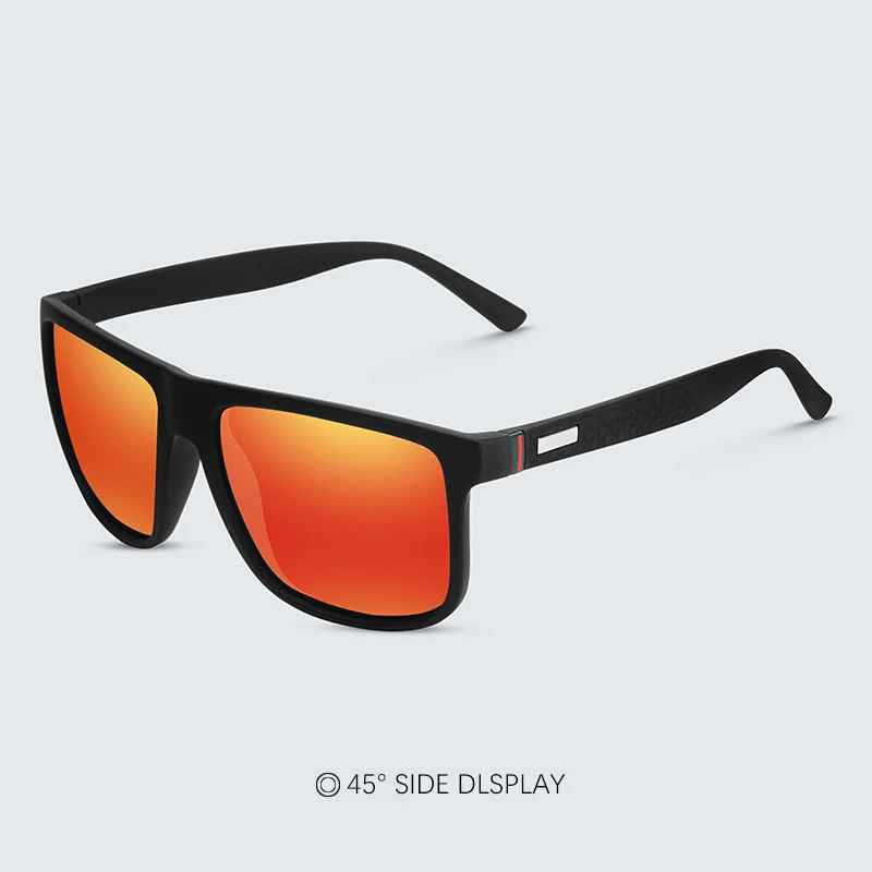 Vintage Square Sunglasses – UV400 Driving & Fishing Eyewear