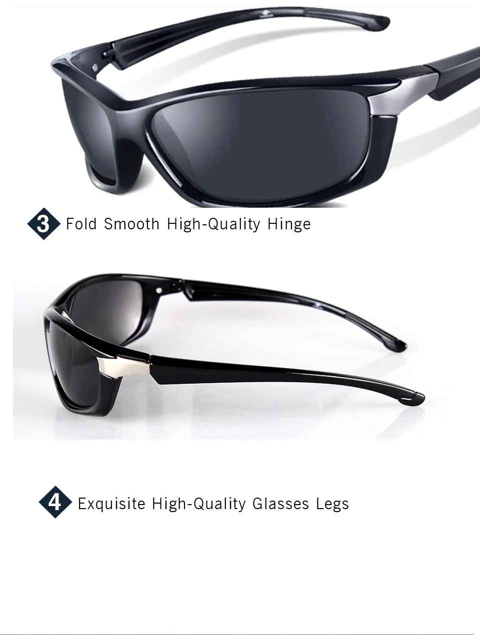 Polarized Sports Sunglasses For Running UK – UV400  Sports Shades Outdoor