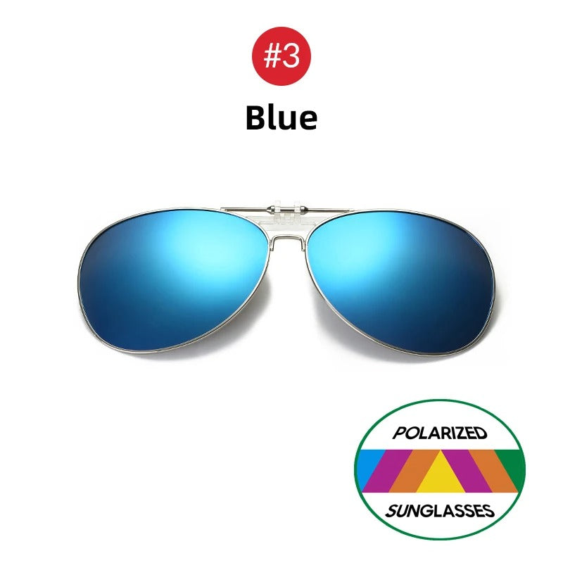 Luxury Aviator Clip-On Sunglasses – UV400 Elite Eye Protection