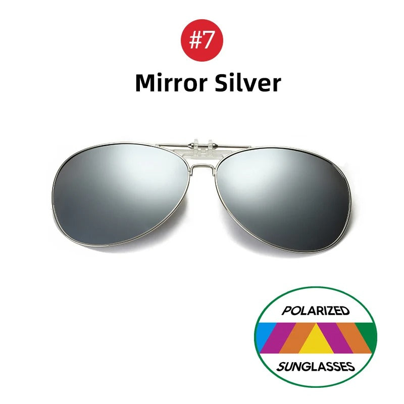 Luxury Aviator Clip-On Sunglasses – UV400 Elite Eye Protection
