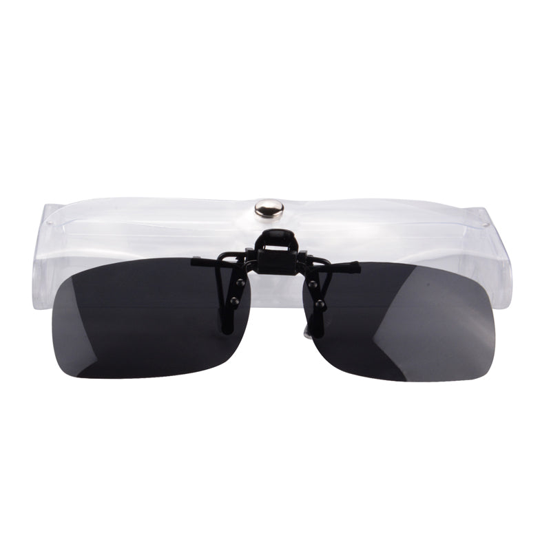 Anti-Glare Lenses Clip-On Sunglasses – Polarized UV Protection for Driving
