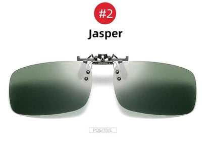 Polarized  Flip-Up Sunglasses – UV400 Night Driving for Men & Women