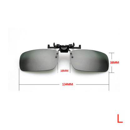 Polarized Clip On Sunglasses – UV400 Glasses for Fishing & Night Driving