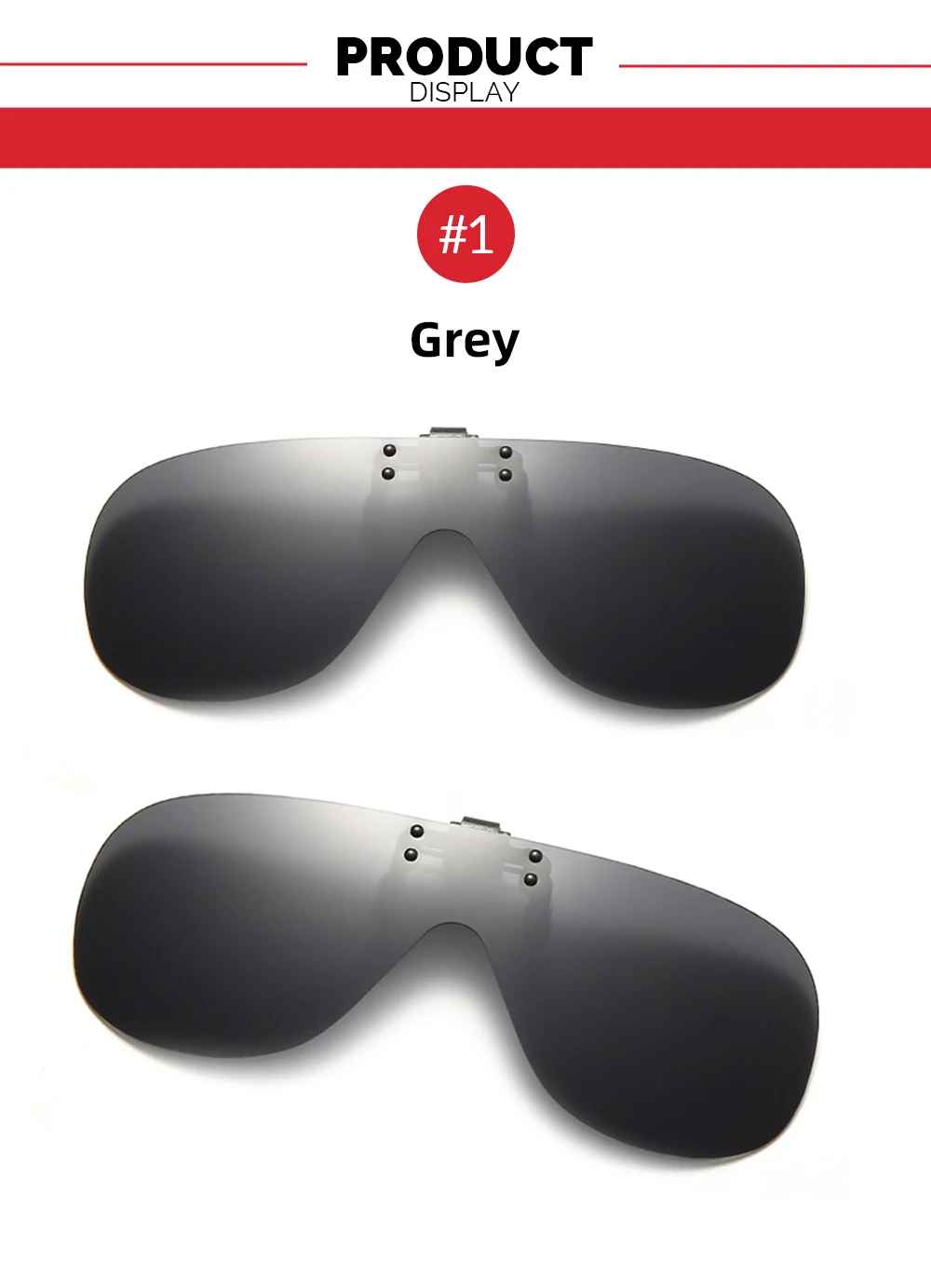 Polarized Flip-Up Sunglasses UK – Red Mirror UV400 Lens Driving Glassses