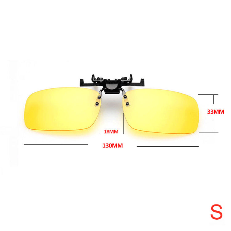 Polarized Clip On Sunglasses – UV400 Glasses for Fishing & Night Driving