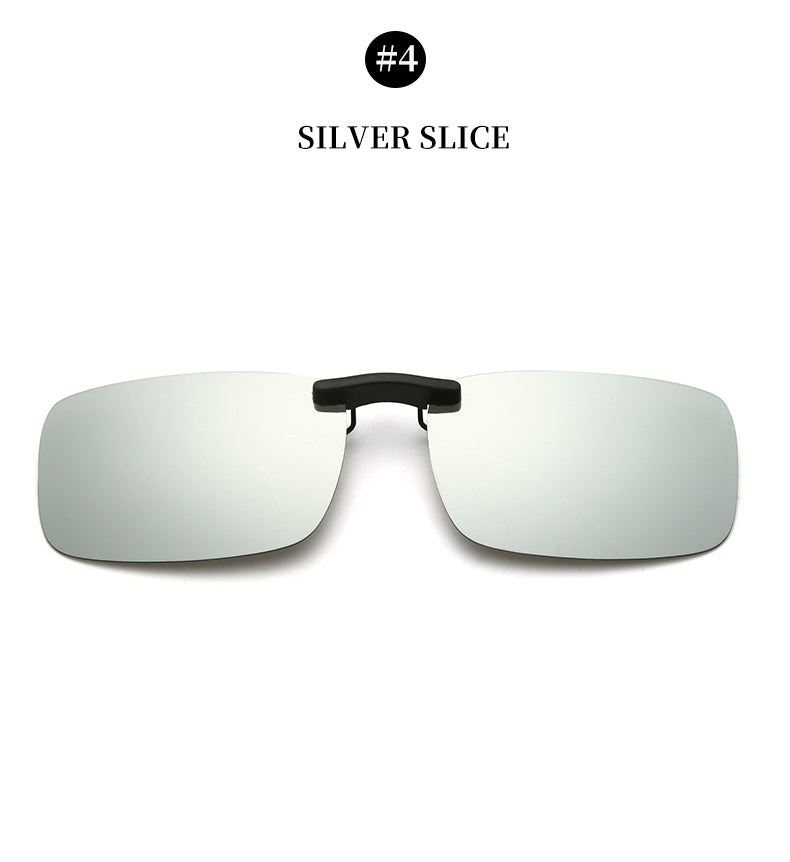 Rimless Flip-Up Clip-On Sunglasses – Polarized UV400 Glasses