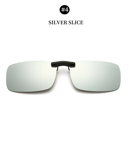 Rimless Flip-Up Clip-On Sunglasses – Polarized UV400 Glasses