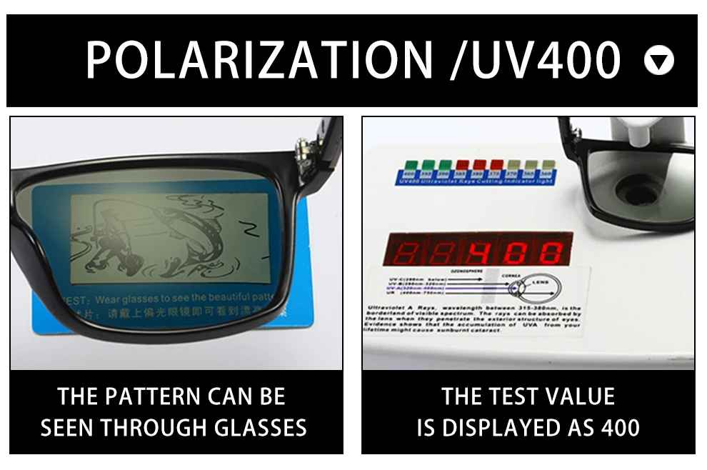 Vintage Square Sunglasses – UV400 Driving & Fishing Eyewear