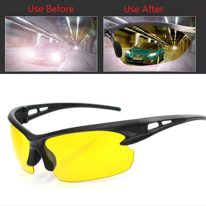 Night Vision Glasses – Anti-Glare Yellow Lens for Cycling & Driving (Men & Women)