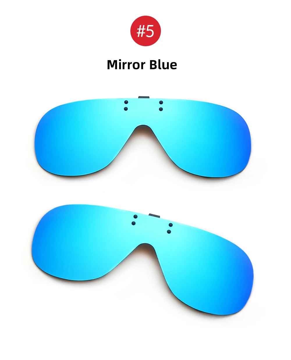 Polarized Flip-Up Sunglasses UK – Red Mirror UV400 Lens Driving Glassses