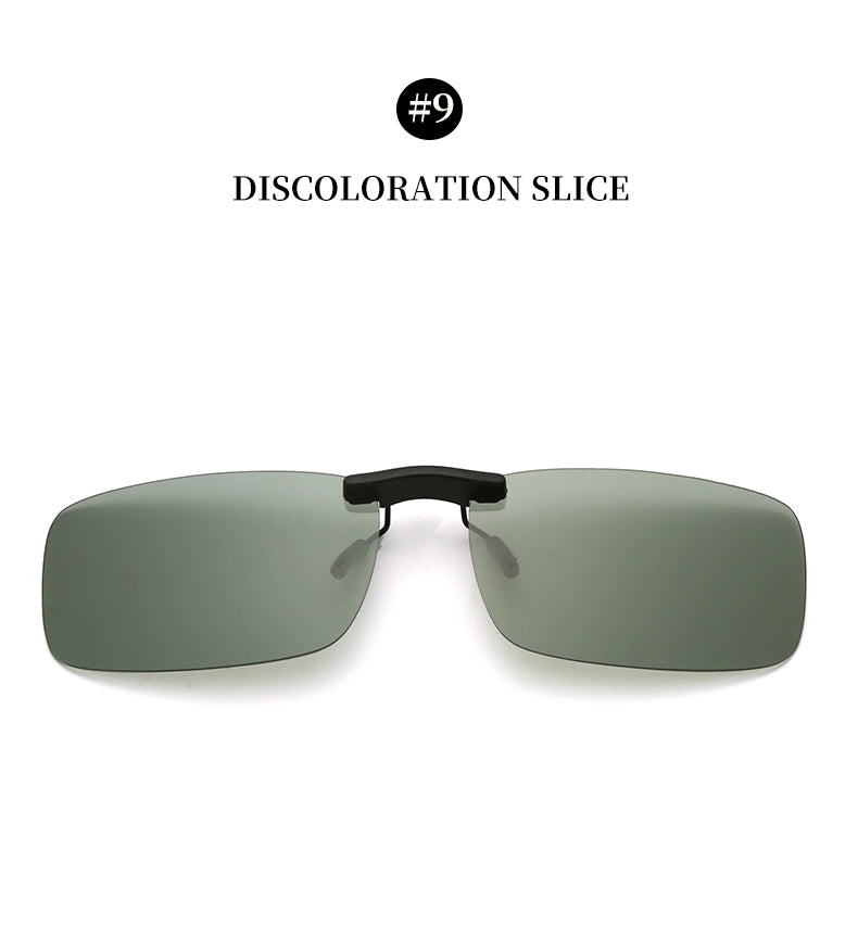 Rimless Flip-Up Clip-On Sunglasses – Polarized UV400 Glasses