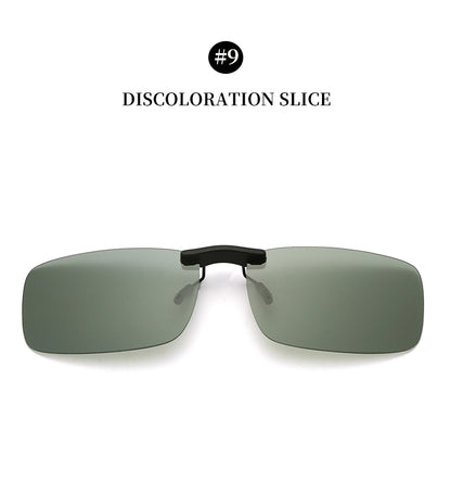 Rimless Flip-Up Clip-On Sunglasses – Polarized UV400 Glasses