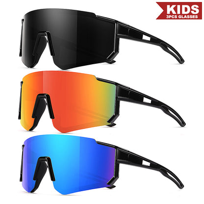 Youth Baseball Sunglasses – UV400 Sports Eyewear for Boys & Girls
