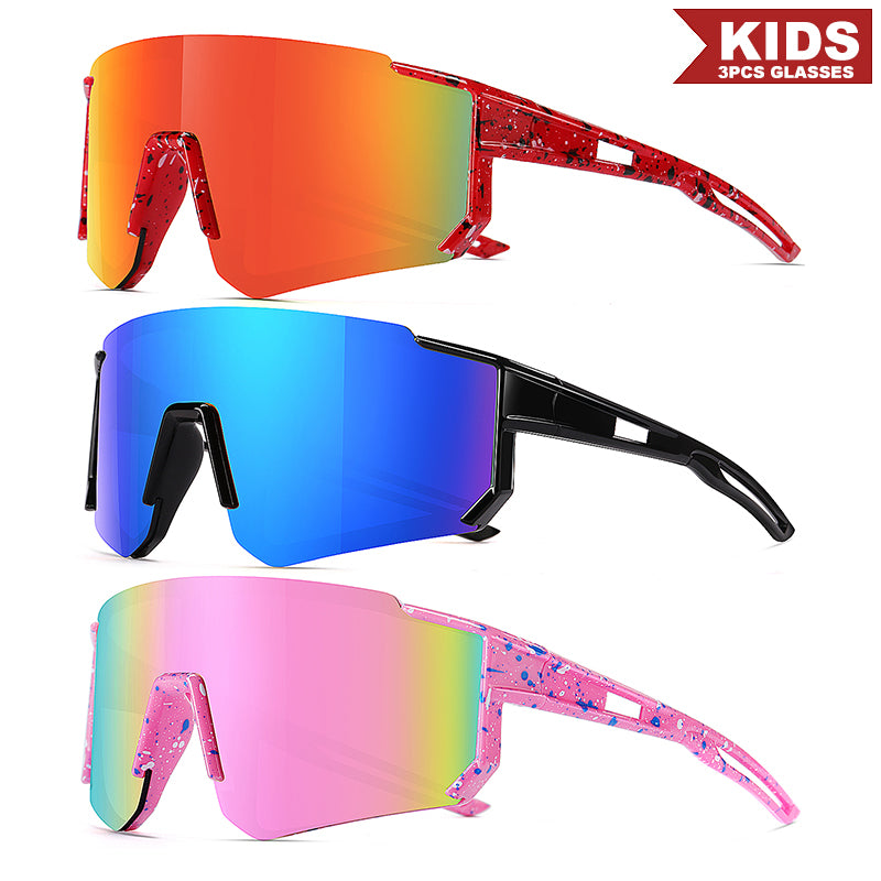 Youth Baseball Sunglasses – UV400 Sports Eyewear for Boys & Girls