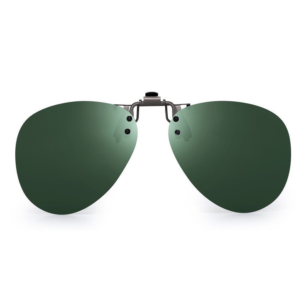 Polarized Clip-On Sunglasses – Vintage Pilot UV400 Shades
