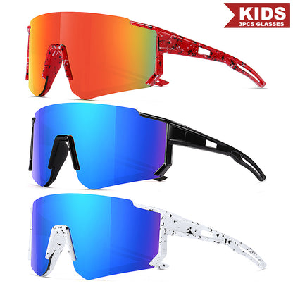 Youth Baseball Sunglasses – UV400 Sports Eyewear for Boys & Girls