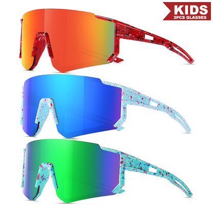 Youth Baseball Sunglasses – UV400 Sports Eyewear for Boys & Girls