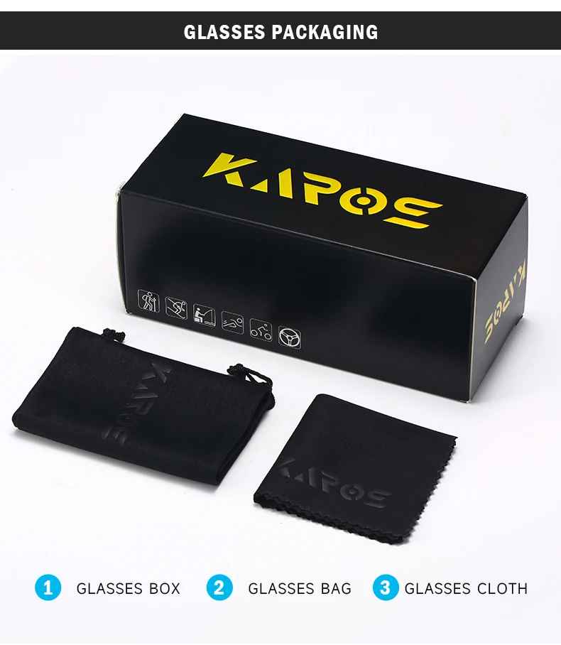 Polarized Sports Sunglasses – UV400 Sports Eyewear for Men & Women