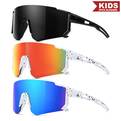 Youth Baseball Sunglasses – UV400 Sports Eyewear for Boys & Girls