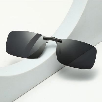 Rimless Flip-Up Clip-On Sunglasses – Polarized UV400 Glasses
