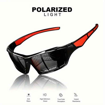 Sports Polarized Sunglasses for Men – Night Vision Shades for Cycling & Driving (1/3PCS)