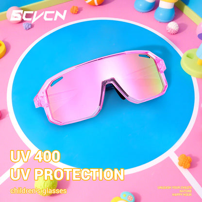 SCVCN Kids Cycling Glasses – UV400 Sports Eyewear for Boys & Girls