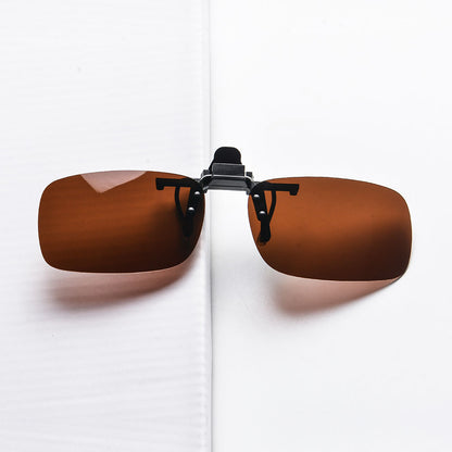 Anti-Glare Lenses Clip-On Sunglasses – Polarized UV Protection for Driving