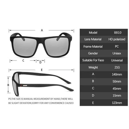 Vintage Square Sunglasses – UV400 Driving & Fishing Eyewear