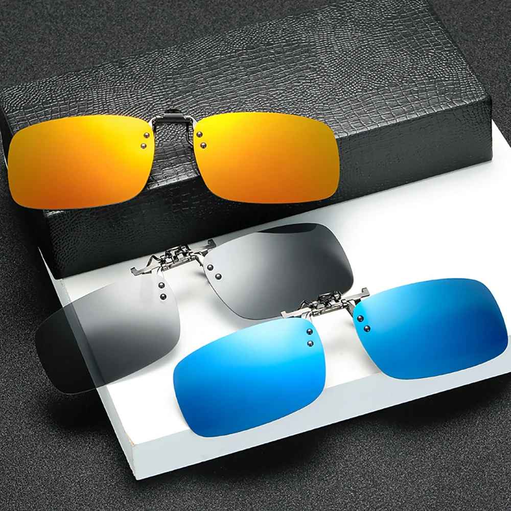 Polarized  Flip-Up Sunglasses – UV400 Night Driving for Men & Women