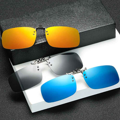 Polarized  Flip-Up Sunglasses – UV400 Night Driving for Men & Women