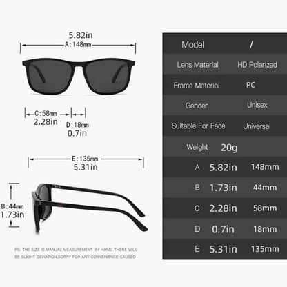 Polarized Square Sunglasses | UV400 for Men Sunglasses
