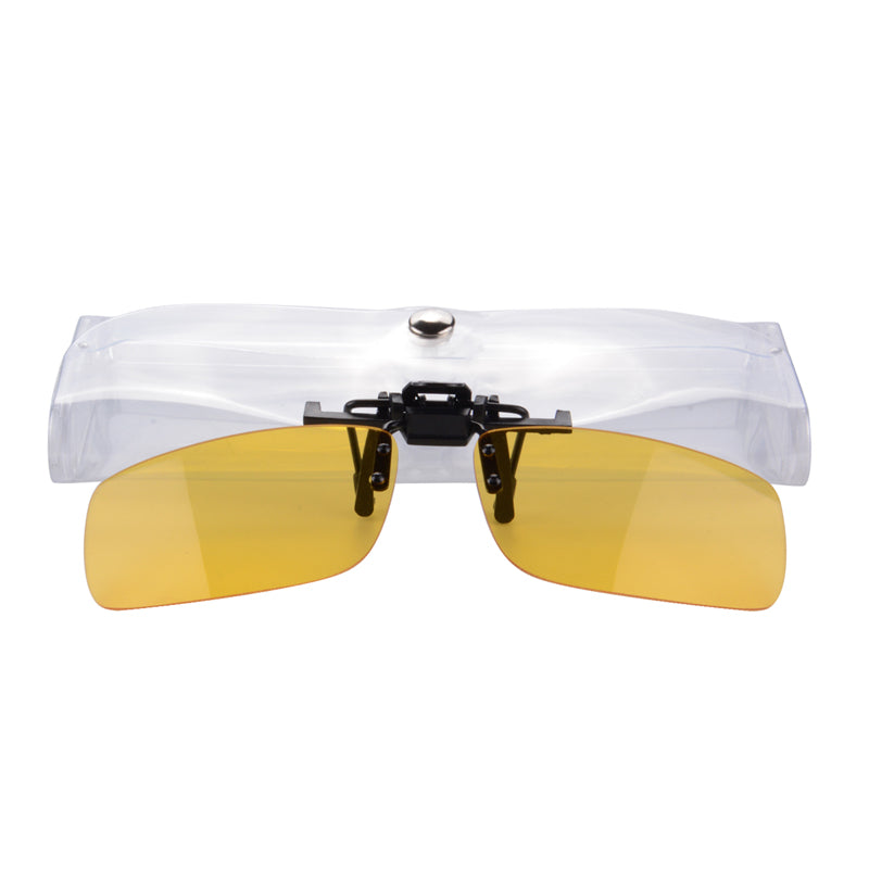 Anti-Glare Lenses Clip-On Sunglasses – Polarized UV Protection for Driving