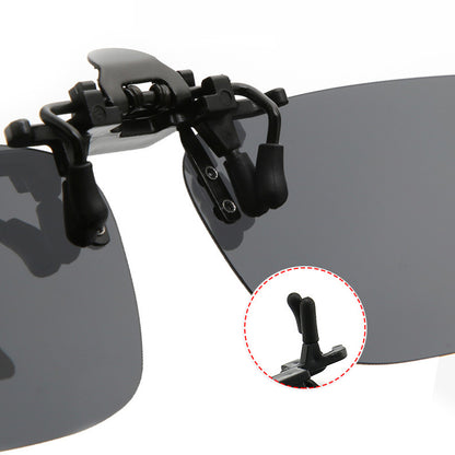 Unisex Polarized Clip-On Flip-Up Sunglasses – UV380 Grey Lens