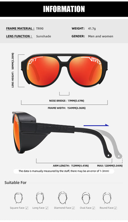 Pit Viper Cycling Sunglasses – UV400 MTB Goggles for Men & Women