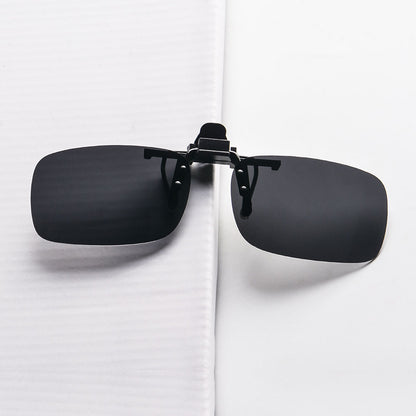 Anti-Glare Lenses Clip-On Sunglasses – Polarized UV Protection for Driving