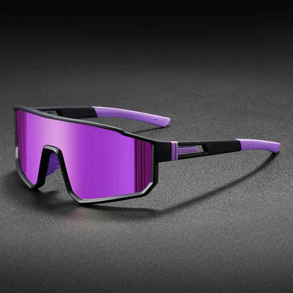 Men’s Oversized Cycling Glasses – Windproof UV400 Sports Sunglasses