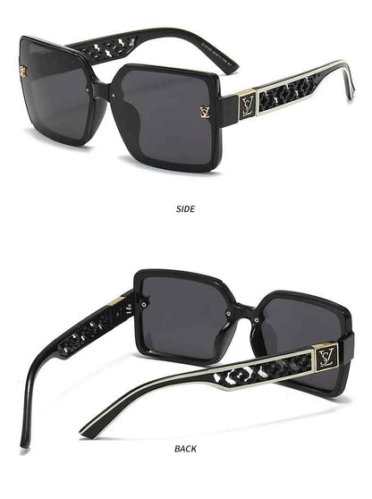 Classic Luxury Square Sunglasses – UV400 Stylish Unisex Shades