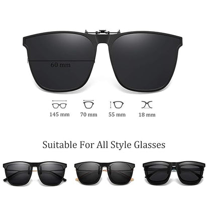 Polarized clip-on sunglasses UK with night vision lenses